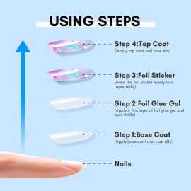 Makartt Nail Foil Glue Gel for Nail, Foil Gel Transfer for Nails Art Stickers Strong Adhesion Foil Transfer Gel Soak Off Salon DIY UV LED Lamp Required 15ML(0.5 fl.oz) Makartt Nail Foil Glue Gel for Nail, Foil Gel Transfer for Nails Art Stickers Strong Adhesion Foil Transfer Gel Soak Off Salon DIY UV LED Lamp Required 15ML(0.5 fl.oz)