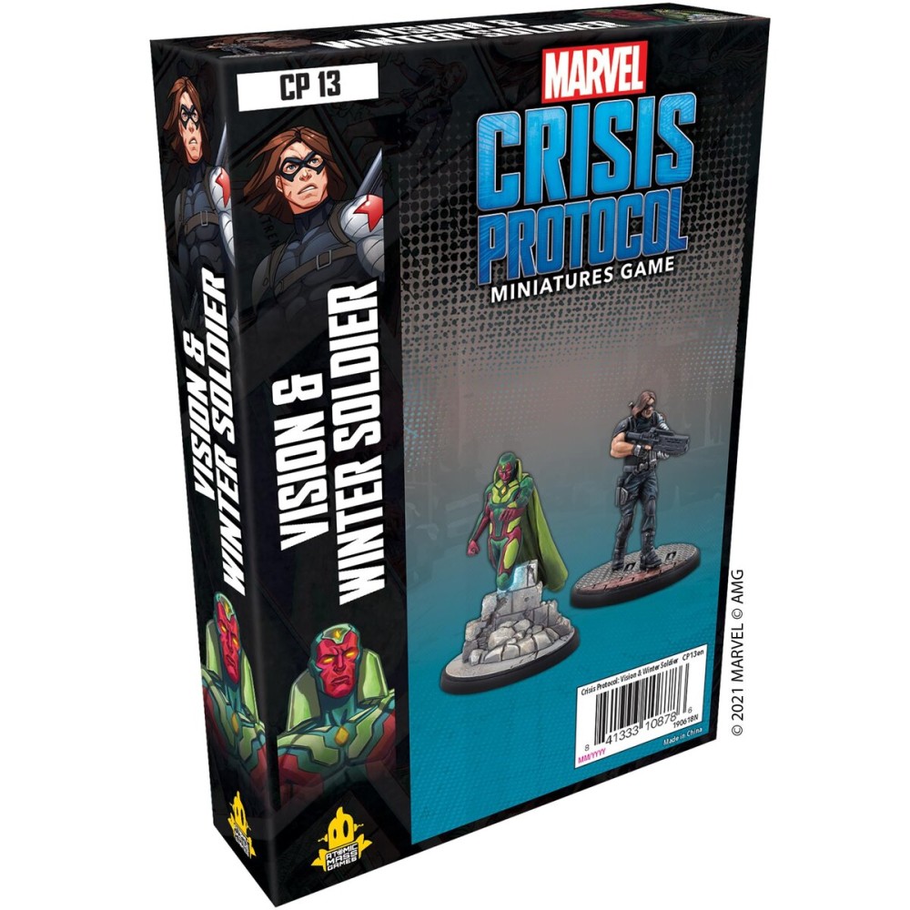 Marvel: Crisis Protocol Vision and Winter Soldier CHARACTER PACK - Heroes of Ever-Shifting Fortunes, Tabletop Superhero Game, Ages 14+, 2 Players, 90 Minute Playtime, Made by Atomic Mass Games