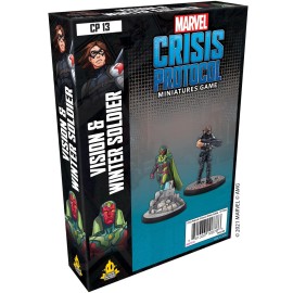 Marvel: Crisis Protocol Vision and Winter Soldier CHARACTER PACK - Heroes of Ever-Shifting Fortunes, Tabletop Superhero Game, Ages 14+, 2 Players, 90 Minute Playtime, Made by Atomic Mass Games