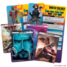 Marvel: Crisis Protocol Vision and Winter Soldier CHARACTER PACK - Heroes of Ever-Shifting Fortunes, Tabletop Superhero Game, Ages 14+, 2 Players, 90 Minute Playtime, Made by Atomic Mass Games