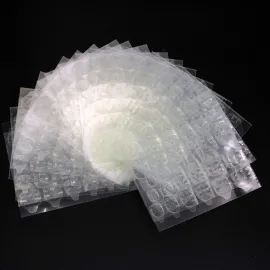 Nail Adhesive Tabs,Nail Glue Sticker for Press On Nails,Ivtor Waterproof Breathable Jelly Double Sided Adhesive Tabs False Nail Tips 20 Sheets