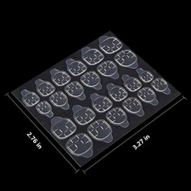 Nail Adhesive Tabs,Nail Glue Sticker for Press On Nails,Ivtor Waterproof Breathable Jelly Double Sided Adhesive Tabs False Nail Tips 20 Sheets Nail Adhesive Tabs,Nail Glue Sticker for Press On Nails,Ivtor Waterproof Breathable Jelly Double Sided Adhesive Tabs False Nail Tips 20 Sheets