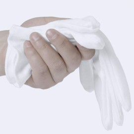 3 Pairs White Cotton Gloves for Dry Hands Eczema SPA Moisturizing - Work Glove Liners for Serving Costume Inspection 3 Pairs White Cotton Gloves for Dry Hands Eczema SPA Moisturizing - Work Glove Liners for Serving Costume Inspection