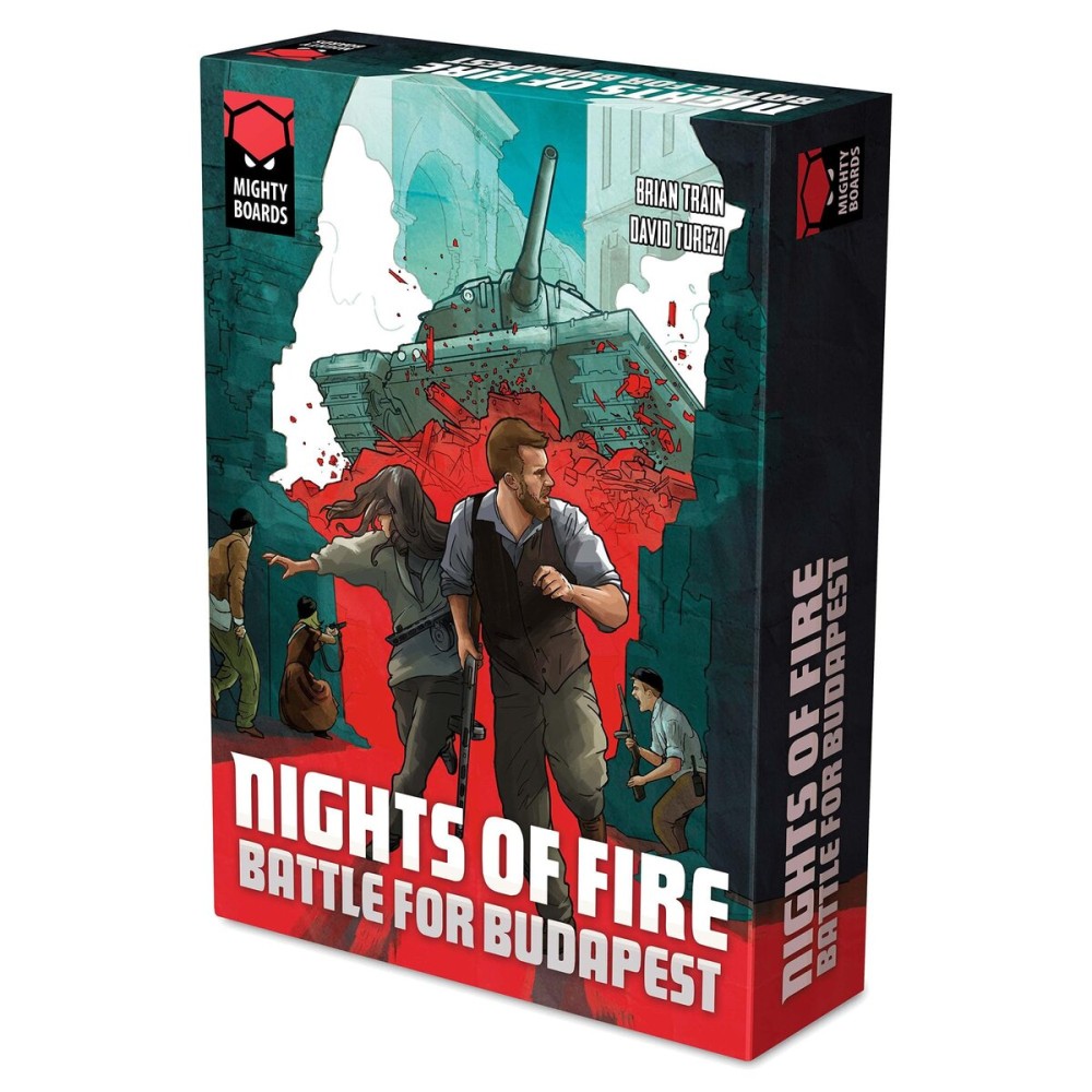 Mighty Boards: Nights of Fire: Battle for Budapest - Card Driven Board Game,1956 Soviet Forces Vs Hungarian Revolutionaries, Ages 14+, 1-3 Players Mighty Boards: Nights of Fire: Battle for Budapest - Card Driven Board Game,1956 Soviet Forces Vs Hungarian Revolutionaries, Ages 14+, 1-3 Players