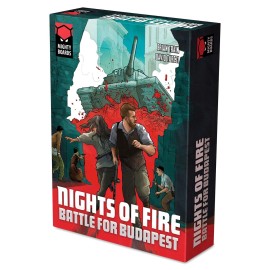 Mighty Boards: Nights of Fire: Battle for Budapest - Card Driven Board Game,1956 Soviet Forces Vs Hungarian Revolutionaries, Ages 14+, 1-3 Players