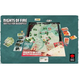 Mighty Boards: Nights of Fire: Battle for Budapest - Card Driven Board Game,1956 Soviet Forces Vs Hungarian Revolutionaries, Ages 14+, 1-3 Players Mighty Boards: Nights of Fire: Battle for Budapest - Card Driven Board Game,1956 Soviet Forces Vs Hungarian Revolutionaries, Ages 14+, 1-3 Players