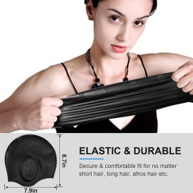 Swimming Cap, Silicone Swim Cap for Women Men, Durable Non-Slip Waterproof Swim Cap Protect Ears, Long Hair for Adults, Older Kids Swimming Cap, Silicone Swim Cap for Women Men, Durable Non-Slip Waterproof Swim Cap Protect Ears, Long Hair for Adults, Older Kids