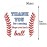 50 Baseball Stickers, Birthday Party Favor Thank You Label, Theme Party Supplies, 2 Inch