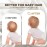 Pro Goleem 2 Pack Satin Soft Crib Sheet Great for Baby with Sensitive Hair Silky Baby Mattress Sheet White and Gray Unisex 52x28x8 Fitted Sheets