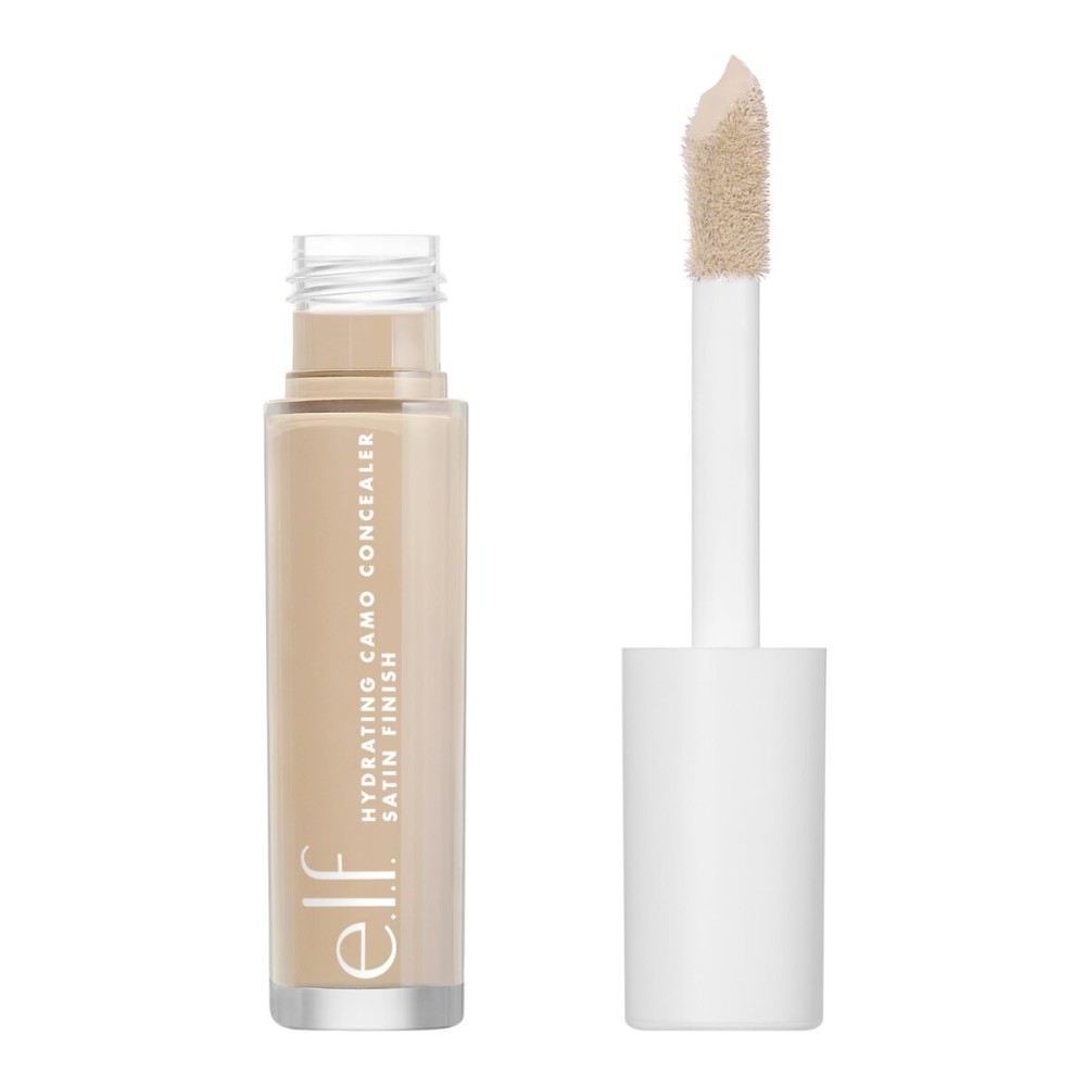 e.l.f. Hydrating Camo Concealer, Covers Blemishes & Under-Eye Circles, Full-Coverage & Delivers A Satin Finish, Vegan & Cruelty-Free, Medium Peach e.l.f. Hydrating Camo Concealer, Covers Blemishes & Under-Eye Circles, Full-Coverage & Delivers A Satin Finish, Vegan & Cruelty-Free, Medium Peach