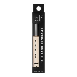 e.l.f. 16HR Camo Concealer, Full Coverage, Highly Pigmented Concealer With Matte Finish, Crease-proof, Vegan & Cruelty-Free, Light Ivory, 0.203 Fl Oz e.l.f. 16HR Camo Concealer, Full Coverage, Highly Pigmented Concealer With Matte Finish, Crease-proof, Vegan & Cruelty-Free, Light Ivory, 0.203 Fl Oz