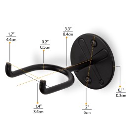 Wallniture Sporta Baseball Holder, Baseball Bat Wall Mount Display Stand for Man Cave Decor, Sports Memorabilia Ball Storage Rack Set of 2 Black Wallniture Sporta Baseball Holder, Baseball Bat Wall Mount Display Stand for Man Cave Decor, Sports Memorabilia Ball Storage Rack Set of 2 Black