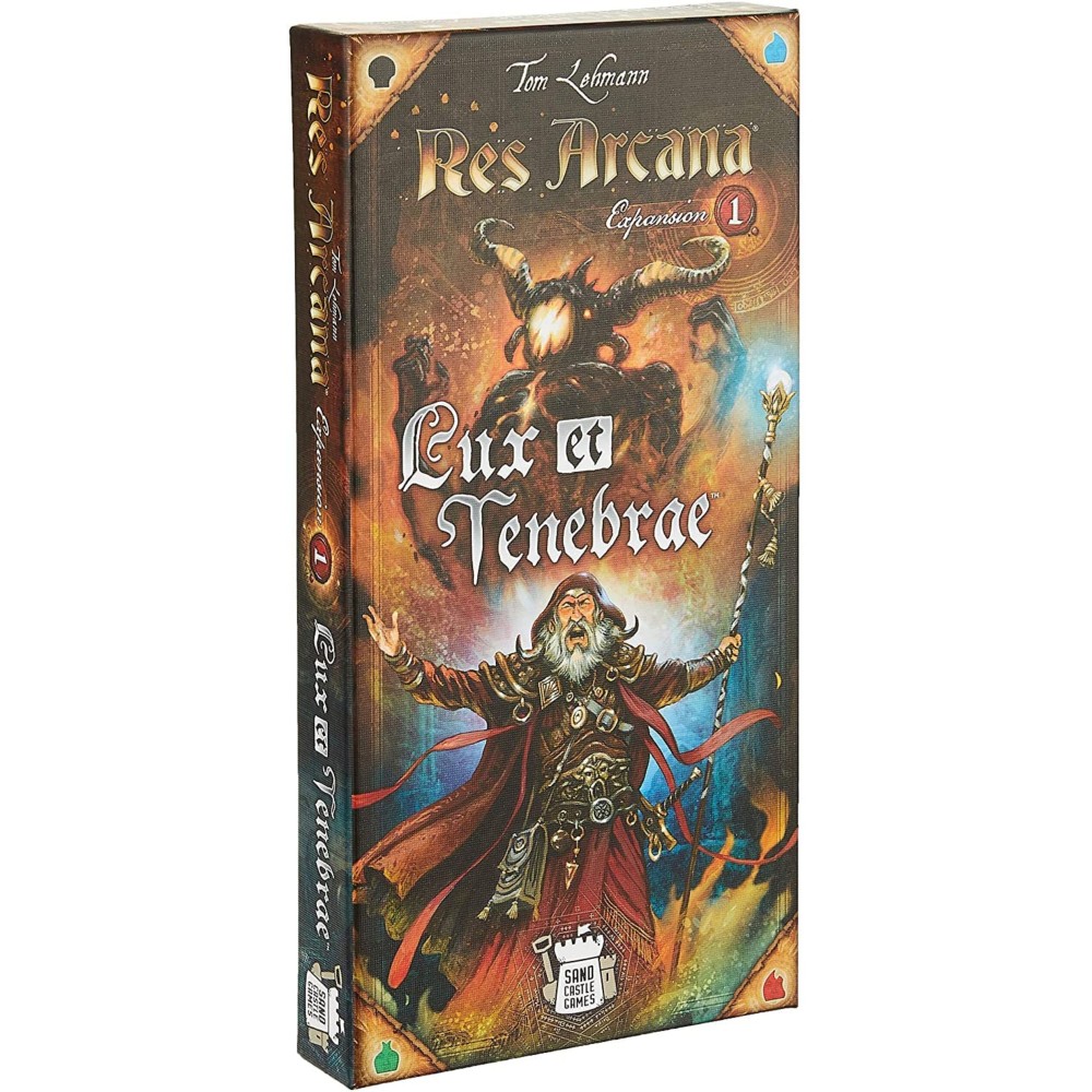 Res Arcana Lux et Tenabrae Board Game EXPANSION - Magical Fantasy Adventure Game, Strategy Game for Kids & Adults, Ages 14+, 2-5 Players, 30-60 Min Playtime, Made by Sand Castle Games Res Arcana Lux et Tenabrae Board Game EXPANSION - Magical Fantasy Adventure Game, Strategy Game for Kids & Adults, Ages 14+, 2-5 Players, 30-60 Min Playtime, Made by Sand Castle Games