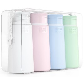 Valourgo Travel Bottles for Toiletries, Tsa Approved 3.4oz Portable Travel Bottles, BPA Free Leak Proof Travel Size Containers, Travel Accessories with Clear Toiletry Bag, Pink, White, Blue, Green Valourgo Travel Bottles for Toiletries, Tsa Approved 3.4oz Portable Travel Bottles, BPA Free Leak Proof Travel Size Containers, Travel Accessories with Clear Toiletry Bag, Pink, White, Blue, Green