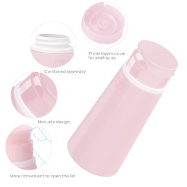 Valourgo Travel Bottles for Toiletries, Tsa Approved 3.4oz Portable Travel Bottles, BPA Free Leak Proof Travel Size Containers, Travel Accessories with Clear Toiletry Bag, Pink, White, Blue, Green Valourgo Travel Bottles for Toiletries, Tsa Approved 3.4oz Portable Travel Bottles, BPA Free Leak Proof Travel Size Containers, Travel Accessories with Clear Toiletry Bag, Pink, White, Blue, Green