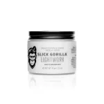Slick Gorilla Lightwork Hair Styling Clay - 2.5 oz, Water-Based for Matte Finish, Flexible Hold, and Texture