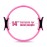 RitFit Pilates Ring Circle - 14 Inch Magic Fitness Circle for Toning Inner & Outer Thighs, Bonus Workout Guide Included (Pink)