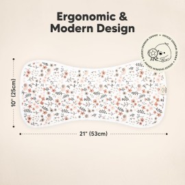 Organic Burp Cloths Baby Boy & Girl - 5-Pack Super Absorbent Cotton Burping Cloths for Babies, Soft & Plush Newborn Spit Up Rags, Infant Towels for Milk Spit Up, Unisex, Large 21 x 10 (Sweet Charm) Organic Burp Cloths Baby Boy & Girl - 5-Pack Super Absorbent Cotton Burping Cloths for Babies, Soft & Plush Newborn Spit Up Rags, Infant Towels for Milk Spit Up, Unisex, Large 21 x 10 (Sweet Charm)