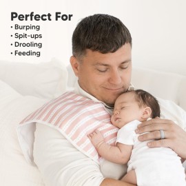 Organic Burp Cloths Baby Boy & Girl - 5-Pack Super Absorbent Cotton Burping Cloths for Babies, Soft & Plush Newborn Spit Up Rags, Infant Towels for Milk Spit Up, Unisex, Large 21 x 10 (Sweet Charm) Organic Burp Cloths Baby Boy & Girl - 5-Pack Super Absorbent Cotton Burping Cloths for Babies, Soft & Plush Newborn Spit Up Rags, Infant Towels for Milk Spit Up, Unisex, Large 21 x 10 (Sweet Charm)