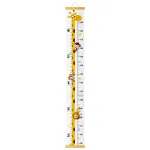Baby Height Growth Chart, Canvas Height Chart for Kids Baby Child Toddler Boys Girls, Wood Growth Chart for Wall Room Nursery Decor, Hangable and Removable Waterproof Measuring Wall Ruler for Bathroom