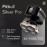 Skull Shaver Pitbull Silver PRO: Electric Head Shaver for Men, Wet & Dry Bald Head Shaver with Ergonomic Design - Perfect Grooming for Men