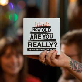 Hygge Games How Old are You Really? The Party Game - are You Ready to Find Out Your True Age?, Mixed Color