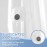 downluxe Waterproof Clear Shower Curtain Liner - PEVA Lightweight Plastic Shower Liner with 3 Magnets, Shower Curtains for Bathroom, 72 x 72, Clear