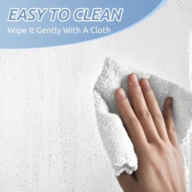 downluxe Waterproof Clear Shower Curtain Liner - PEVA Lightweight Plastic Shower Liner with 3 Magnets, Shower Curtains for Bathroom, 72 x 72, Clear downluxe Waterproof Clear Shower Curtain Liner - PEVA Lightweight Plastic Shower Liner with 3 Magnets, Shower Curtains for Bathroom, 72 x 72, Clear