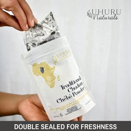 Uhuru Naturals Sahel Cosmetics Chebe Powder - Contains All-Natural Ingredients Promotes Strong and Healthy Hair Growth Helps Prevent Breakage Especially Formulated for Dry Hair Available in 4 Sizes Uhuru Naturals Sahel Cosmetics Chebe Powder - Contains All-Natural Ingredients Promotes Strong and Healthy Hair Growth Helps Prevent Breakage Especially Formulated for Dry Hair Available in 4 Sizes