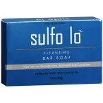 Sulfo-Lo Cleansing Bar Soap with Sulfur for Face and Body, 3.5 Ounce