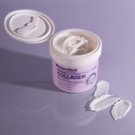 NATURE WELL Clinical Collagen Peptide Intense Moisture Cream for Face, Neck, & Body, Anti-Aging Cream that Hydrates, Plumps, Restores Moisture, and Increases Suppleness, 10 Oz