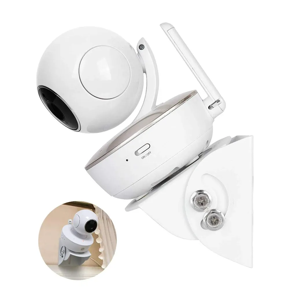 2 Pack-Adjustable Angle Baby Monitor Wall Mount for Motorola, Arlo, Infant Optics DXR-8, HelloBaby, Hellobaby Babysense Monitor Camera, Perfect Angle and Easy to Install (Camera Not Included) 2 Pack-Adjustable Angle Baby Monitor Wall Mount for Motorola, Arlo, Infant Optics DXR-8, HelloBaby, Hellobaby Babysense Monitor Camera, Perfect Angle and Easy to Install (Camera Not Included)