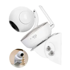 2 Pack-Adjustable Angle Baby Monitor Wall Mount for Motorola, Arlo, Infant Optics DXR-8, HelloBaby, Hellobaby Babysense Monitor Camera, Perfect Angle and Easy to Install (Camera Not Included)