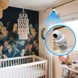 2 Pack-Adjustable Angle Baby Monitor Wall Mount for Motorola, Arlo, Infant Optics DXR-8, HelloBaby, Hellobaby Babysense Monitor Camera, Perfect Angle and Easy to Install (Camera Not Included) 2 Pack-Adjustable Angle Baby Monitor Wall Mount for Motorola, Arlo, Infant Optics DXR-8, HelloBaby, Hellobaby Babysense Monitor Camera, Perfect Angle and Easy to Install (Camera Not Included)