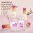 Modelones 4+4 Pcs Dip Powder Liquid Set, Dipping Powder System Set with Base Coat/Top Coat/Activator/Brush Saver/Manicure Tools for Nail Art DIY Salon