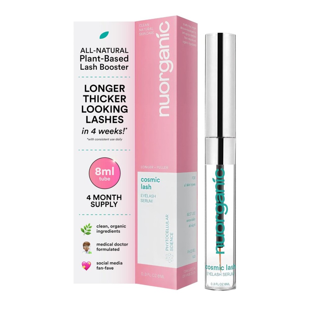 \'Cosmic Lash\' Eyelash Serum | Lash Growth Serum Without Prostaglandins | Thicker, Longer, More Defined Lashes Naturally | 4 Months Supply XL Size | Made in USA, cGMPA Certified Lab \'Cosmic Lash\' Eyelash Serum | Lash Growth Serum Without Prostaglandins | Thicker, Longer, More Defined Lashes Naturally | 4 Months Supply XL Size | Made in USA, cGMPA Certified Lab