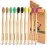 Goaycer Eco Friendly Bamboo Toothbrush, 10Pack Medium Firm Bristles Biodegradable Bulk Wooden Toothbrushes