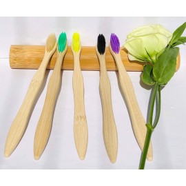 Goaycer Eco Friendly Bamboo Toothbrush, 10Pack Medium Firm Bristles Biodegradable Bulk Wooden Toothbrushes Goaycer Eco Friendly Bamboo Toothbrush, 10Pack Medium Firm Bristles Biodegradable Bulk Wooden Toothbrushes