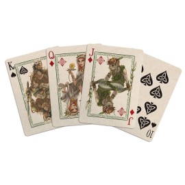 Bicycle Creatures of The FAE Playing Cards Gent Supply, Green Bicycle Creatures of The FAE Playing Cards Gent Supply, Green