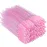 G2PLUS 300PCS Crystal Eyelash Brushes, Pink Disposable Mascara Wands Makeup Applicator, Adjustable Lash Spoolies for Eyelash Extensions and Eyebrow Brush