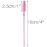 G2PLUS 300PCS Crystal Eyelash Brushes, Pink Disposable Mascara Wands Makeup Applicator, Adjustable Lash Spoolies for Eyelash Extensions and Eyebrow Brush