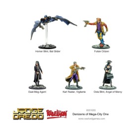Warlord Judge Dredd Arch Denizens of Mega City One Figures for Judge Dredd Miniatures Table Top War Game 652210203