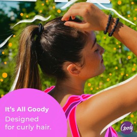 GOODY Total Texture Detangling Handle Comb, Wide Spaced Teeth Preserve Curl Definition, Pain-Free Hair Accessories for Women & Girls, Durable for Everyday and Professional Use, Black GOODY Total Texture Detangling Handle Comb, Wide Spaced Teeth Preserve Curl Definition, Pain-Free Hair Accessories for Women & Girls, Durable for Everyday and Professional Use, Black