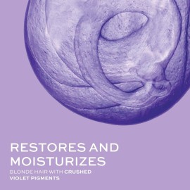 John Frieda Violet Crush Purple Conditioner, Purple Conditioner for Blonde Hair, Crushed Violet Pigments Neutralize Brassy Tones for Cooler, Brighter Blonde, 8.3 Oz