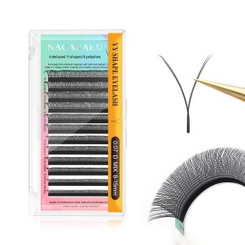 NAGARAKU YY Eyelash Extensions Supplies Y Lash 4D Easy Fan Russian Volume Crisscross YY Eyelashes Handwoven Y Shaped Mesh Wispy Clusters 12 Rows Pre Fanned Eye Lashes Black - 0.07mm D Curl 8-15mm Mix NAGARAKU YY Eyelash Extensions Supplies Y Lash 4D Easy Fan Russian Volume Crisscross YY Eyelashes Handwoven Y Shaped Mesh Wispy Clusters 12 Rows Pre Fanned Eye Lashes Black - 0.07mm D Curl 8-15mm Mix