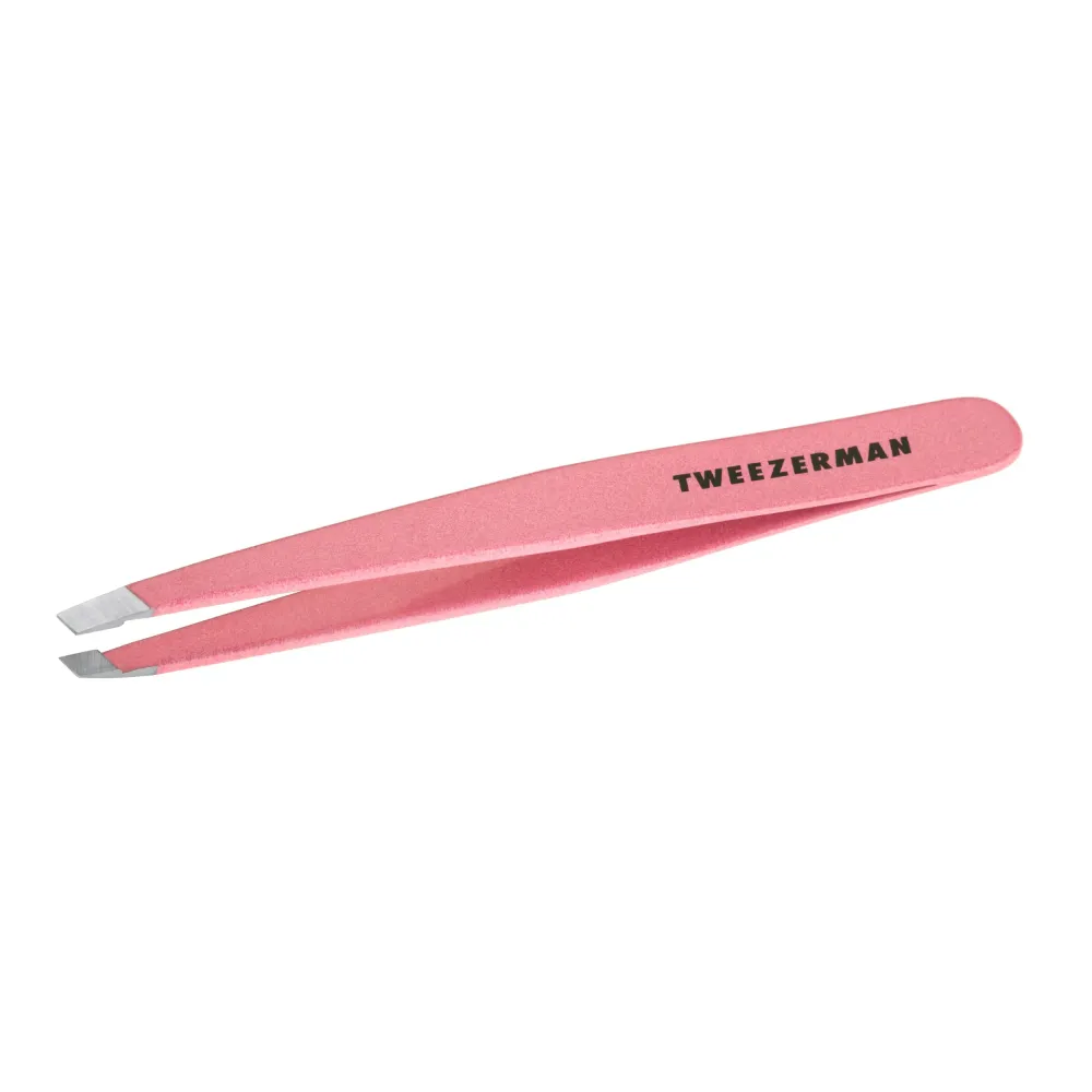 Tweezerman Exclusive Dusty Rose Slant Tweezer - Hair Removal Tweezers, Stainless Steel Tweezerman Exclusive Dusty Rose Slant Tweezer - Hair Removal Tweezers, Stainless Steel