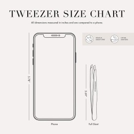 Tweezerman Exclusive Dusty Rose Slant Tweezer - Hair Removal Tweezers, Stainless Steel Tweezerman Exclusive Dusty Rose Slant Tweezer - Hair Removal Tweezers, Stainless Steel