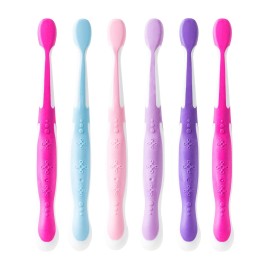 Brush Buddies 6 Pack Barbie Toothbrushes for Kids, Children\'s Toothbrushes, Soft Bristle Toothbrushes for Kids Brush Buddies 6 Pack Barbie Toothbrushes for Kids, Children\'s Toothbrushes, Soft Bristle Toothbrushes for Kids