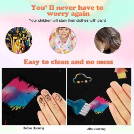 Mocoosy 60 Pcs Rainbow Scratch Art Paper for Kids, Magic Scratch Paper Set Art and Craft Kit, Black Scratch Sheets for Party Game Activities Birthday Gifts Toys Girls Boys 3 4 5 6 7 8 9 10 Years Old Mocoosy 60 Pcs Rainbow Scratch Art Paper for Kids, Magic Scratch Paper Set Art and Craft Kit, Black Scratch Sheets for Party Game Activities Birthday Gifts Toys Girls Boys 3 4 5 6 7 8 9 10 Years Old