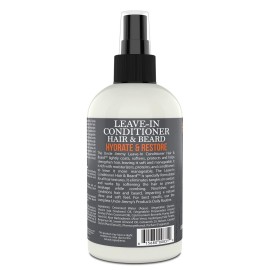 Uncle Jimmy Products Leave-In Conditioner for Healthy Beard Growth, Softening Hair, Hydrating Skin, and Eliminating Dandruff - 8 Fl Oz Uncle Jimmy Products Leave-In Conditioner for Healthy Beard Growth, Softening Hair, Hydrating Skin, and Eliminating Dandruff - 8 Fl Oz